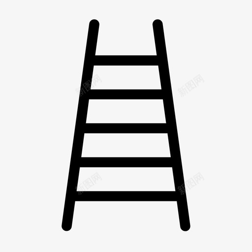 楼梯地板房子图标svg_新图网 https://ixintu.com 东西 地板 房子 楼梯