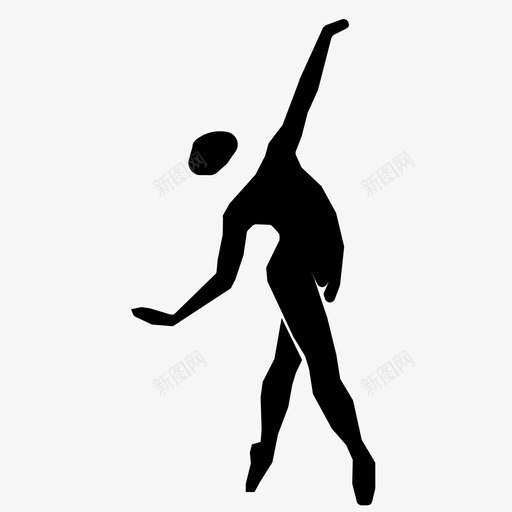 芭蕾舞舞蹈女舞者图标svg_新图网 https://ixintu.com 女舞者 舞蹈 芭蕾舞