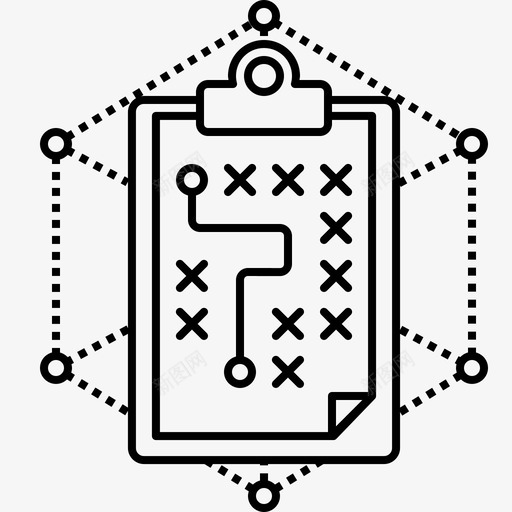 报告业务剪贴板图标svg_新图网 https://ixintu.com 业务 剪贴板 建设轮差坚实 战略 报告 未来 计划