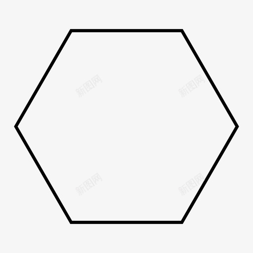 六边形几何形状装饰性图标svg_新图网 https://ixintu.com 六边形 几何形状 多边形 形状 装饰性