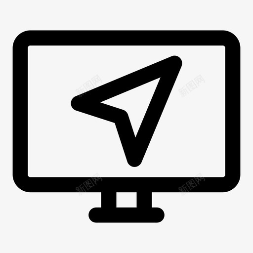 导航监视器计算机计算机显示器图标svg_新图网 https://ixintu.com imac 导航监视器 屏幕 监视器屏幕 计算机 计算机显示器 通知