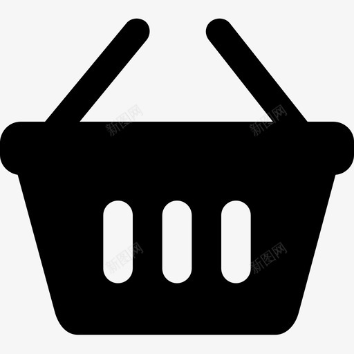 购物篮购物车野餐篮图标svg_新图网 https://ixintu.com 基本实心图标 购物篮 购物车 野餐篮