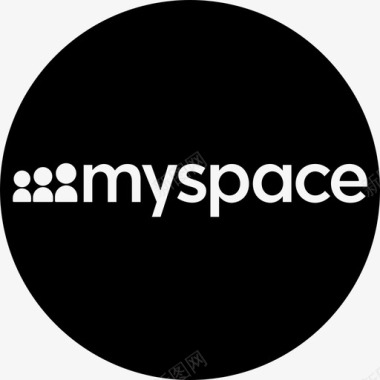 Myspace标识社交社交图标圆形图标