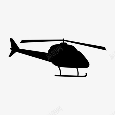 直升机飞机打蛋机图标图标