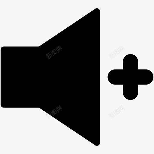 增大音量高音量音量图标svg_新图网 https://ixintu.com 增大音量 声音 扬声器 音量 音频和视频图标集 高音量