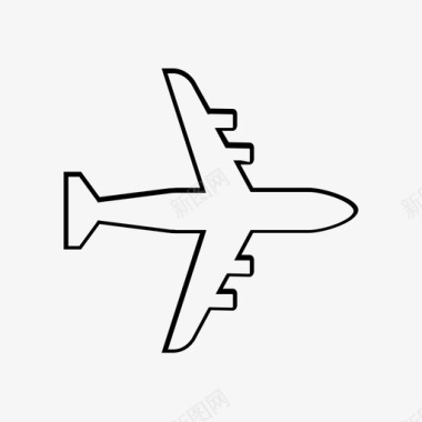 飞机747a380图标图标