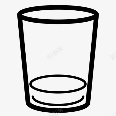 杯子几乎空了满了一半图标图标