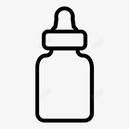 空奶瓶婴儿喂食器图标svg_新图网 https://ixintu.com 喂食器 奶瓶 婴儿 母婴托儿所 牛奶 空奶瓶