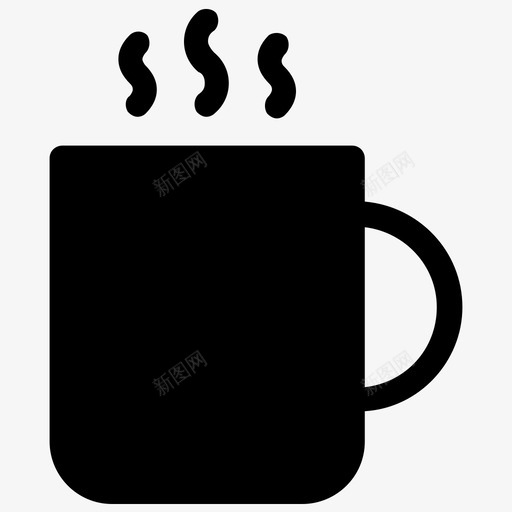 热茶咖啡热咖啡图标svg_新图网 https://ixintu.com 咖啡 热咖啡 热茶 用户界面图标集合 茶杯