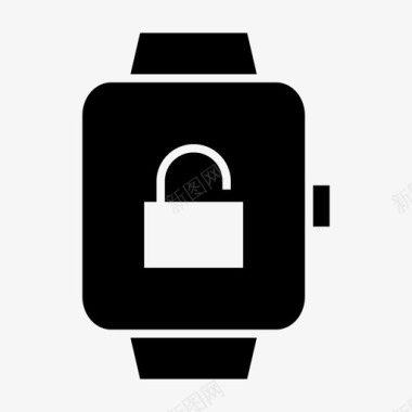smartwatch未受保护applesmartwatch时钟图标图标