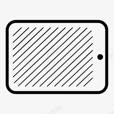 平板电脑ipad移动图标图标