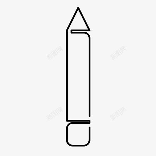 铅笔画画教育图标svg_新图网 https://ixintu.com 写作 教育 画画 铅笔