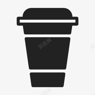 去咖啡美式咖啡咖啡杯图标图标