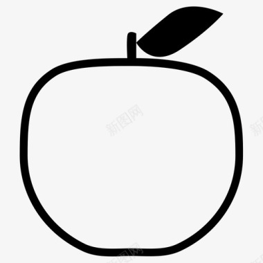 苹果水果绿色图标图标