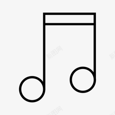 音符流行音乐声音图标图标