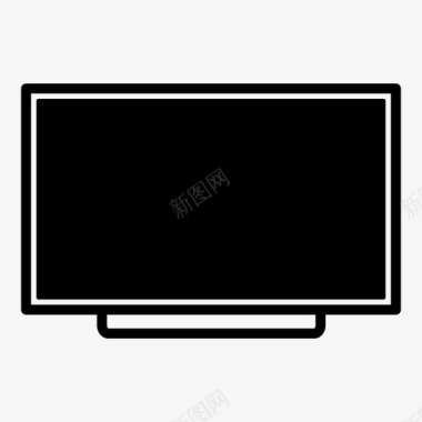 平板电视led电视显示器图标图标