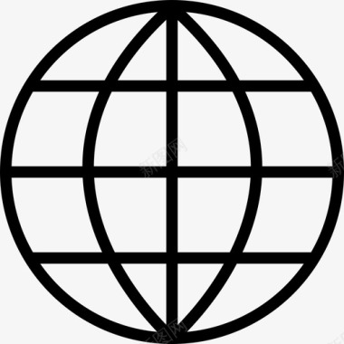 全球电子商务国际图标图标
