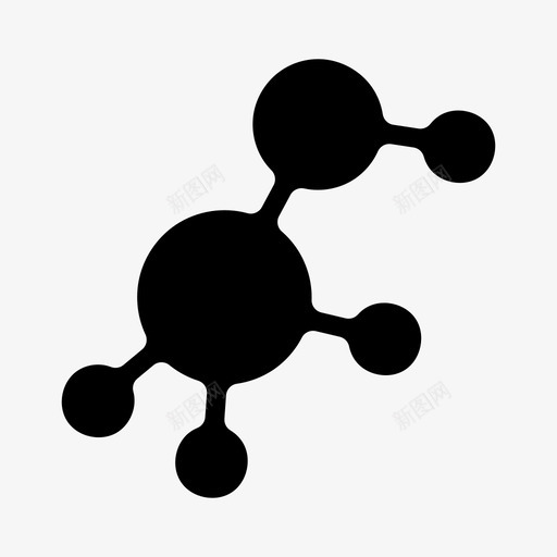 甲醇化学有机图标svg_新图网 https://ixintu.com ch3oh 分子化合物 化学 有机 物理 甲醇 科学