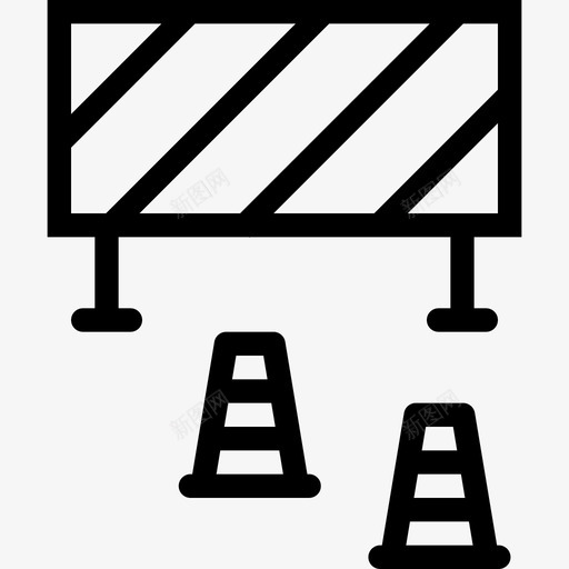 事故障碍物物流图标svg_新图网 https://ixintu.com 事故 交通锥 机器 物流 运输 运输概述2 障碍物