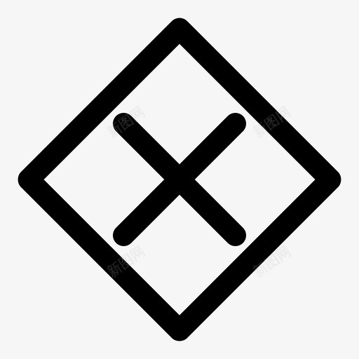 十字标记取消删除图标svg_新图网 https://ixintu.com 删除 加 十字标记 取消 错误