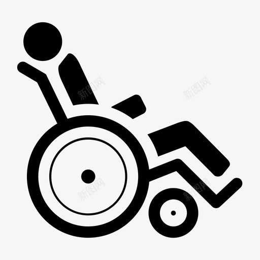 轮椅上的病人残疾医院图标svg_新图网 https://ixintu.com 医疗保健收集雕文 医院 残疾 轮椅 轮椅上的病人