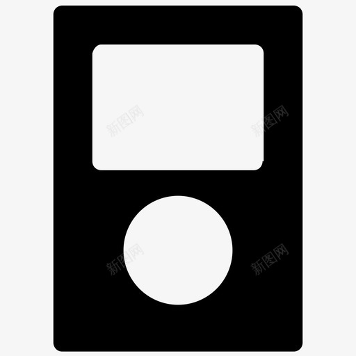 mp3播放器ios设备ipod图标svg_新图网 https://ixintu.com ios设备 ipod mp3播放器 mp4播放器 用户界面图标集合 随身听 音乐播放器