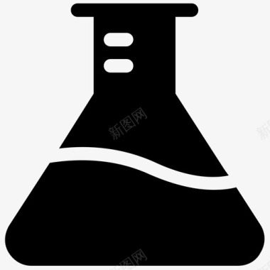 锥形瓶烧瓶架实验室设备图标图标