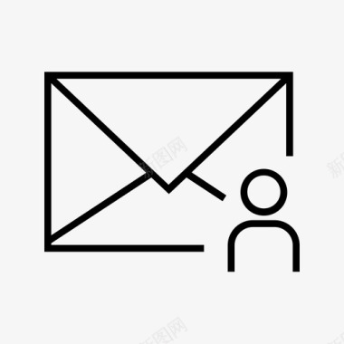 信封联系人电子邮件电子邮件联系人图标图标