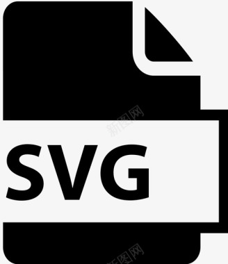 svg文档扩展名图标图标