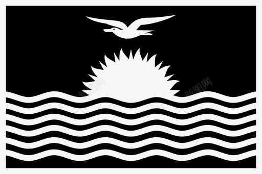 基里巴斯国家国旗图标svg_新图网 https://ixintu.com 世界矩形旗雕文 国家 国旗 基里巴斯 太平洋