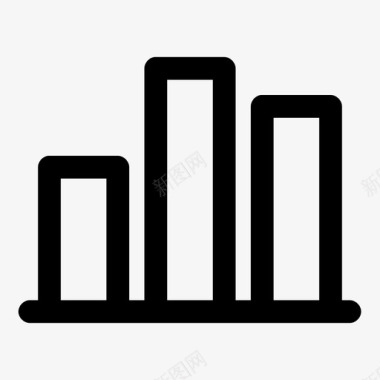 柱状图商业科学图标图标