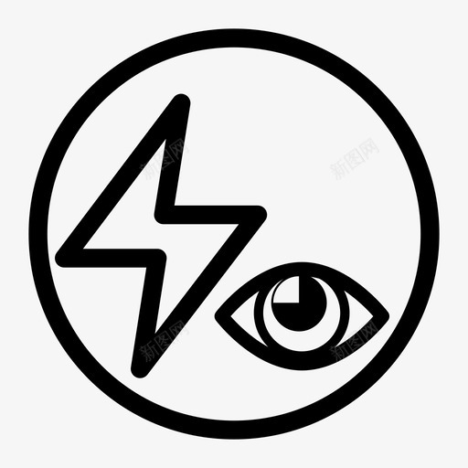 自动闪光照相机照相机设置图标svg_新图网 https://ixintu.com 摄影 照相机 照相机设置 自动闪光