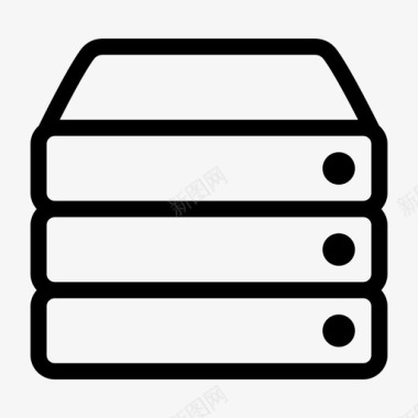 存储服务器硬盘驱动器raid图标图标