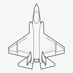 f16战机f35c航母战斗机图标高清图片