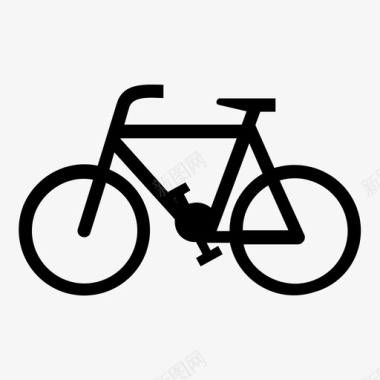 自行车交通工具两轮图标图标