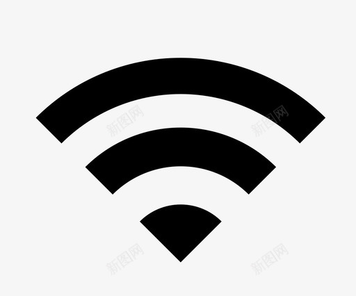 wifi频率互联网图标svg_新图网 https://ixintu.com wifi 互联网 信号 电话 频率