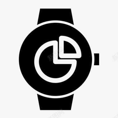 smartwatch饼图业务正图图标图标