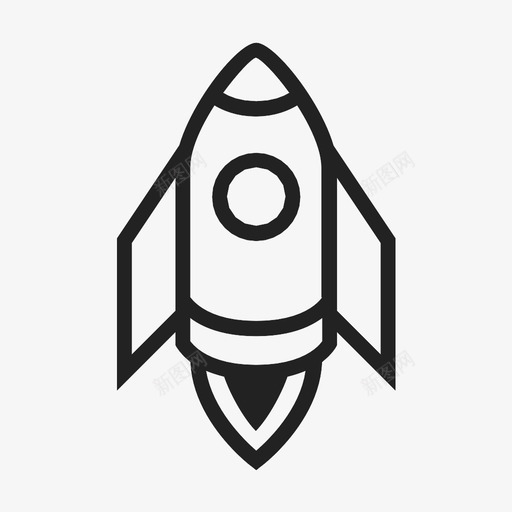 太空火箭太空探索宇宙飞船图标svg_新图网 https://ixintu.com 太空探索 太空火箭 宇宙飞船