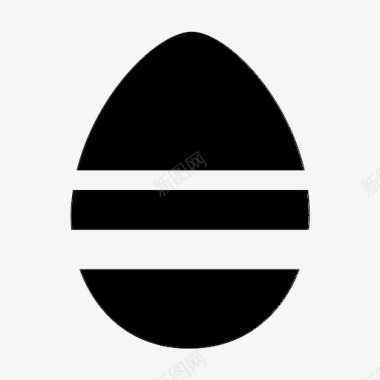 复活节蛋巧克力蛋彩蛋图标图标