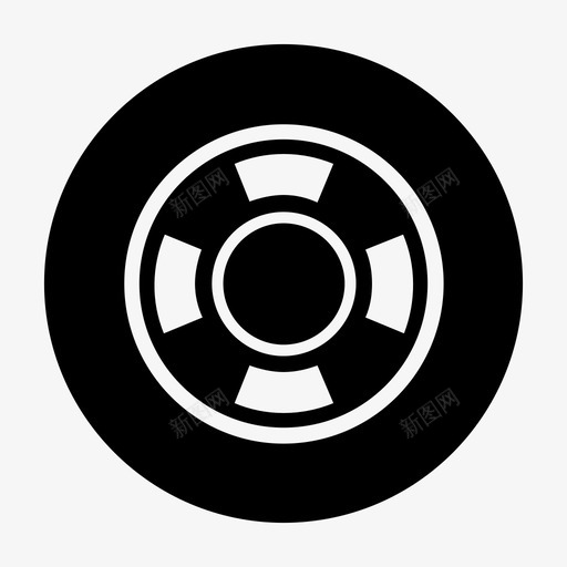轮胎充气轮辋图标svg_新图网 https://ixintu.com 充气 车轮 车辆 轮胎 轮辋