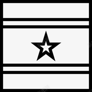 苏里南国家国旗图标图标