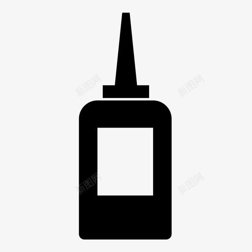胶水粘合剂瓶子图标svg_新图网 https://ixintu.com diy工具 棍子 油 瓶子 粘合剂 胶水
