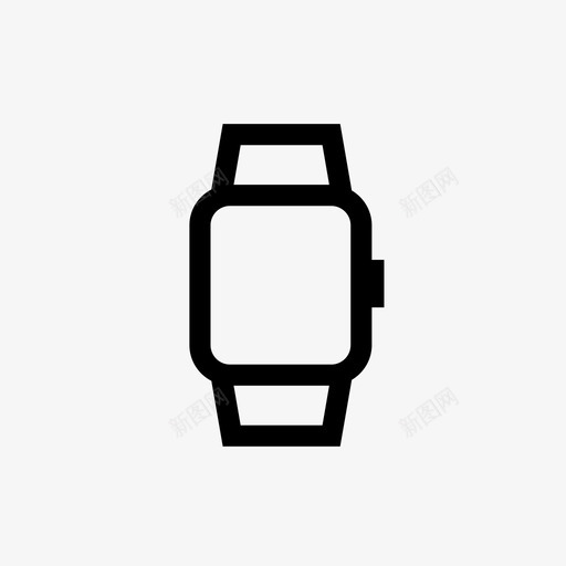 智能手表应用程序苹果手表图标svg_新图网 https://ixintu.com 应用程序 智能手表 苹果手表 迷你图标集网页设计设备