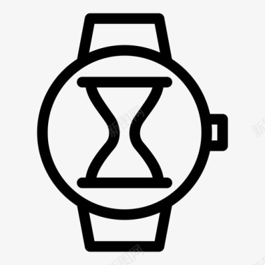 加载智能手表时钟设备图标图标