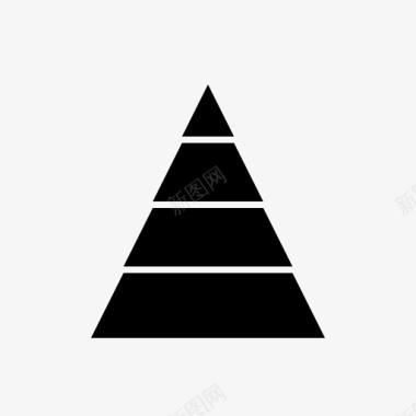 金字塔图图表数据图标图标