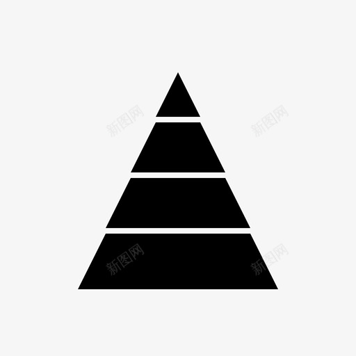 金字塔图图表数据图标svg_新图网 https://ixintu.com 图表 数据 统计 金字塔图
