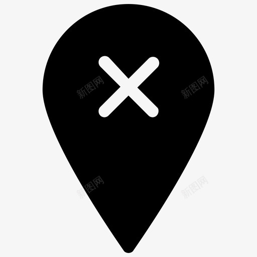 删除位置固定位置指向位置图标svg_新图网 https://ixintu.com 删除位置 固定位置 地图定位 指向位置 用户界面图标集合 缩小地图