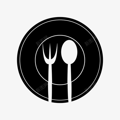 食物食堂美味图标svg_新图网 https://ixintu.com iconmobile 美味 美食 食堂 食物 餐厅