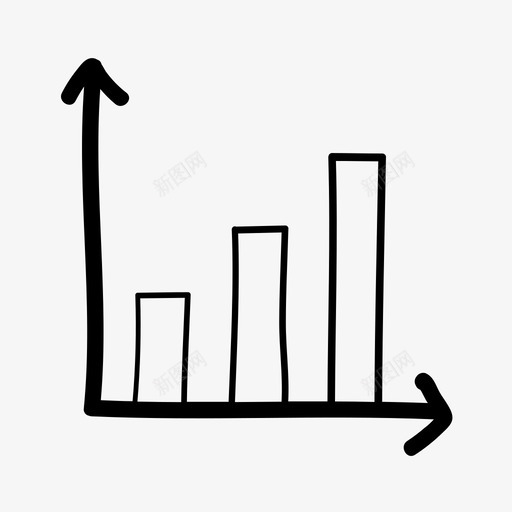 倾斜图表增加图标svg_新图网 https://ixintu.com 上升趋势 任务统计 倾斜 图表 增加 统计