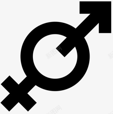 异性恋女性女孩图标图标